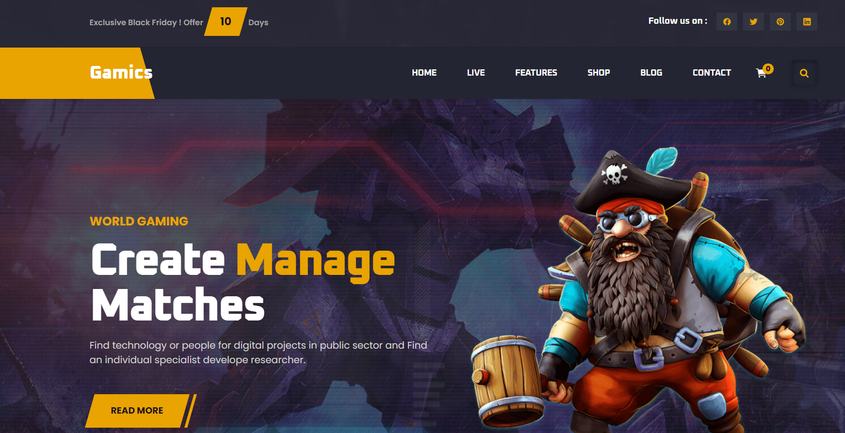 Gamics - Gaming Web